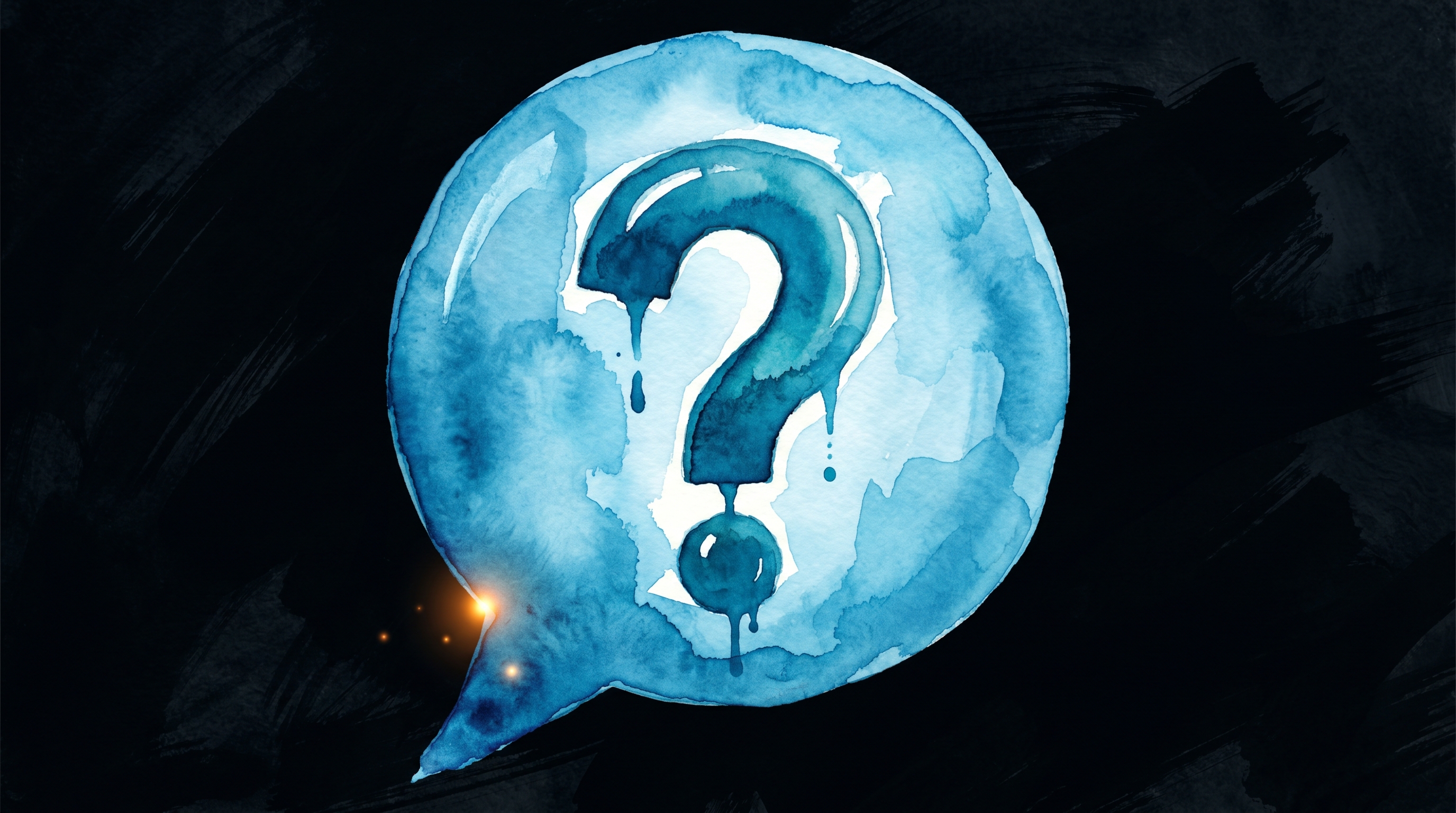 In a Speech Bubble