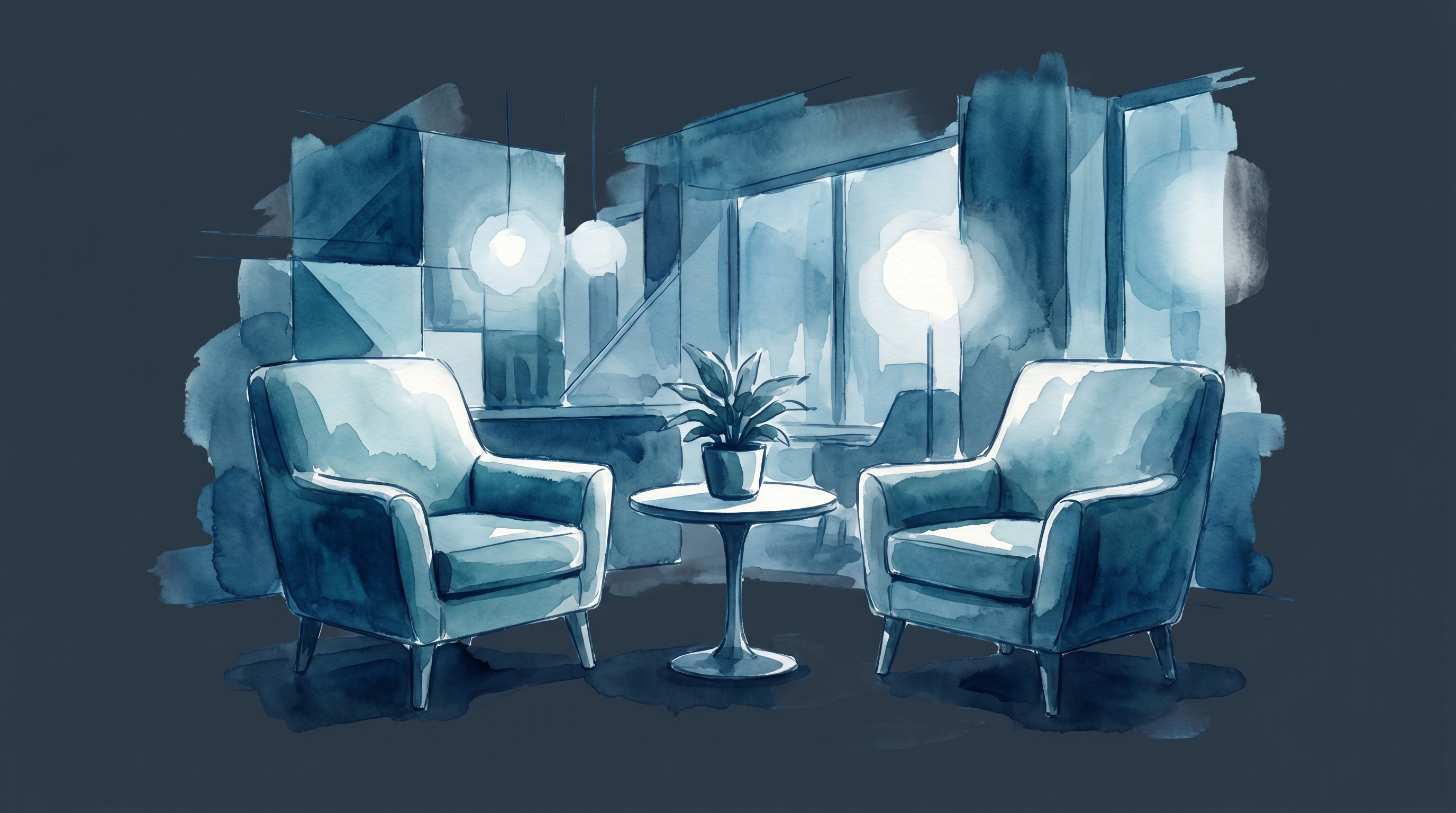 Round Table + Plant