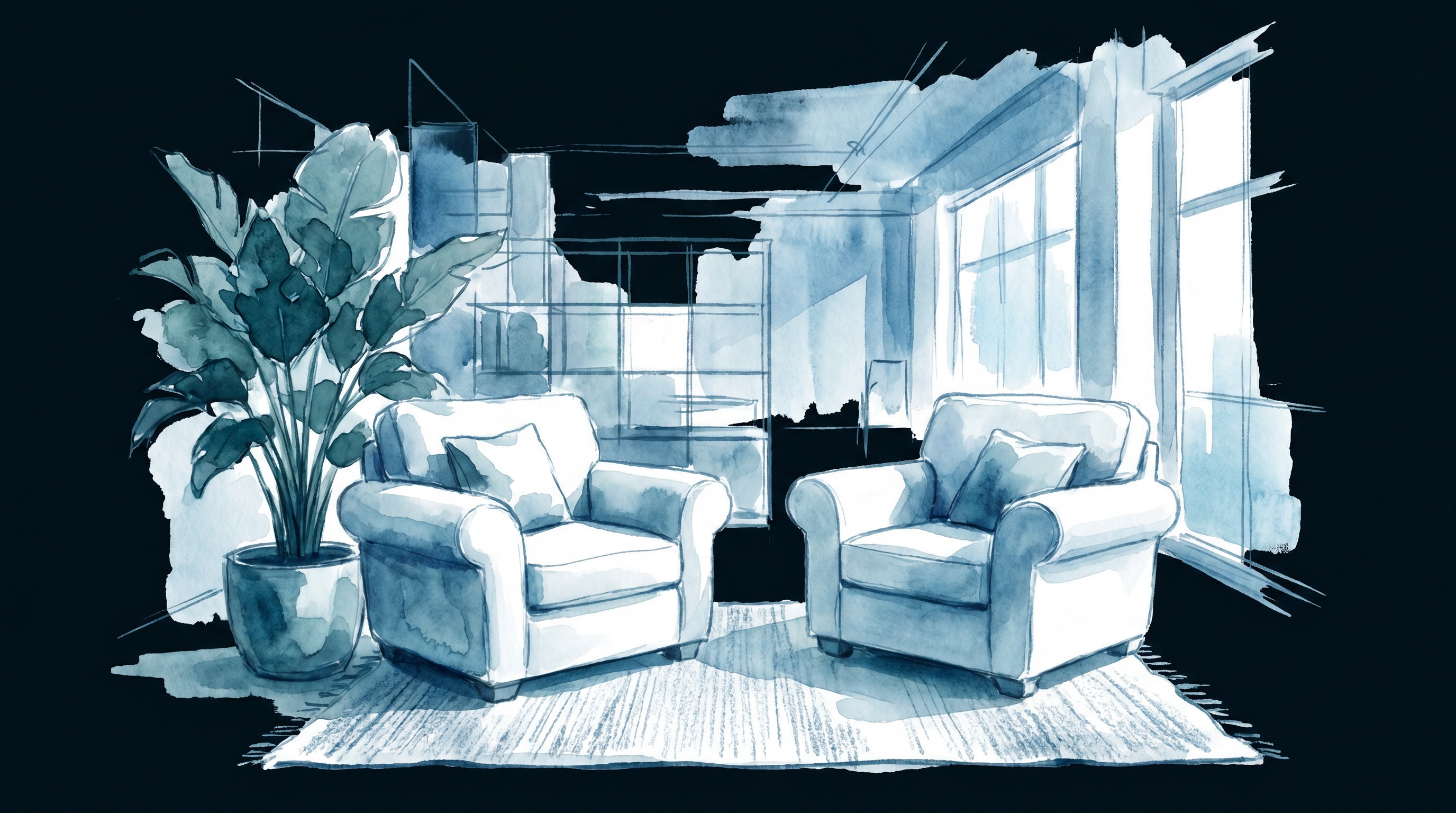 Cushions + Rug